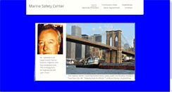 Desktop Screenshot of marinesafetycenter.com